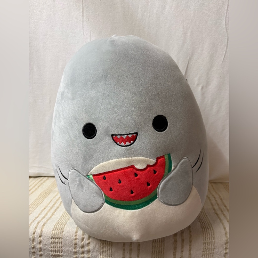 Squishmallows Gordon the Shark with Watermelon Plush